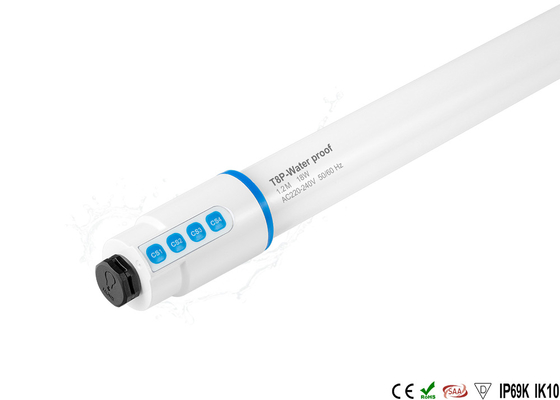 18W IP66 Waterproof LED Tube Lights Corrosion Resistance Industrial